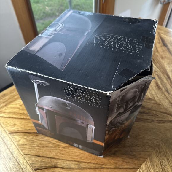 Star Wars Black Series Boba Fett Re-Armored Electronic Helmet W/Box Cosplay - Picture 11 of 11
